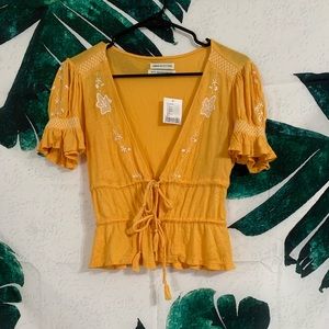 UO floral crop top